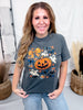Ghost & Pumpkin Short Sleeve Graphic T-Shirt