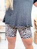 Leopard Print Biker Shorts