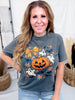 Ghost & Pumpkin Short Sleeve Graphic T-Shirt