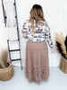 "The Old Days" Mesh Western Themed Top