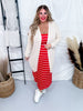 Long Sleeve Cream Knit Open Cardigan