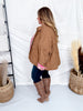 Brown & Pink Reversible Mixed Fabric Mackinaw Jacket