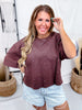Brown Tee With Multicolored Stars & Rhinestones