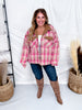 Brown & Pink Reversible Mixed Fabric Mackinaw Jacket