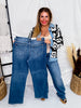 Judy Blue High Waist V-Front Waistband Vintage Wash Straight Jeans