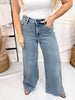 Judy Blue Liza Palazzo Ocean Fade Jeans