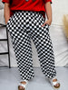 Round The Track Checkered Joggers