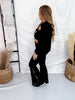 Boo! Chunky Knit Sweater With Jack-O-Lanterns