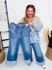 Judy Blue High-Waist Retro Wide Leg Jeans