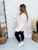 Patchwork Lightweight Long Sleeve Tunic Top