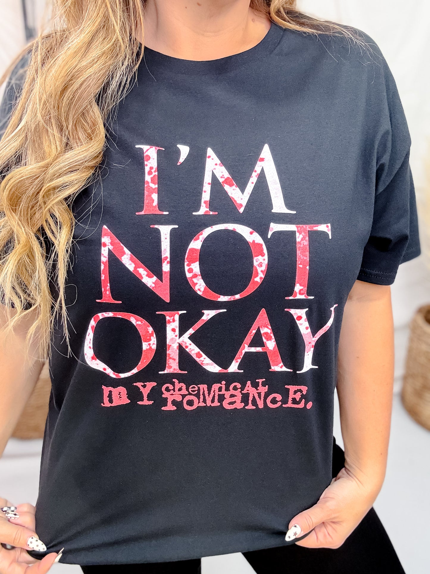 Licensed My Chemical Romance "I'm Not Ok" Graphic T-Shirt