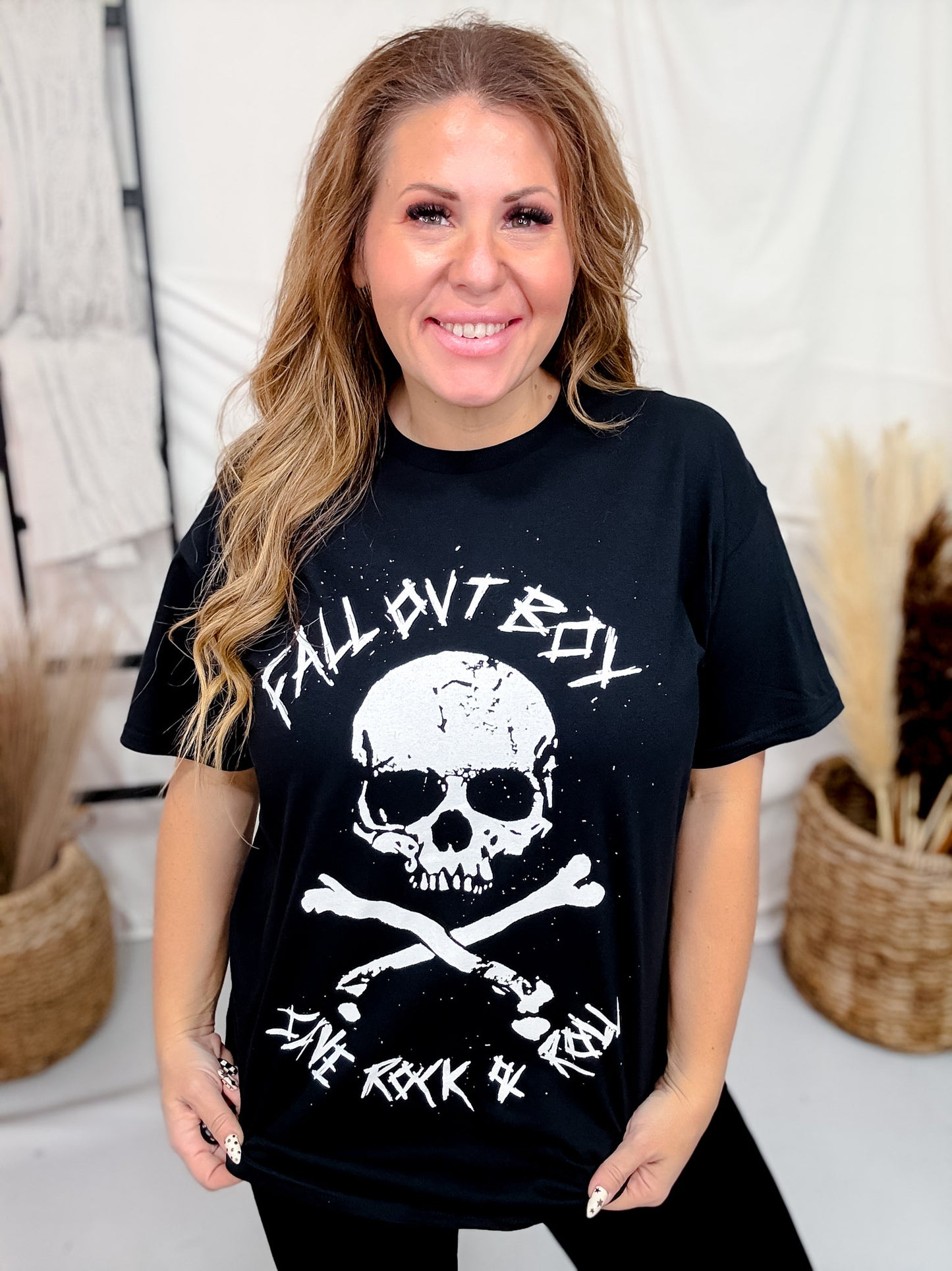Licensed "Save Rock & Roll" Fallout Boy Graphic T-Shirt