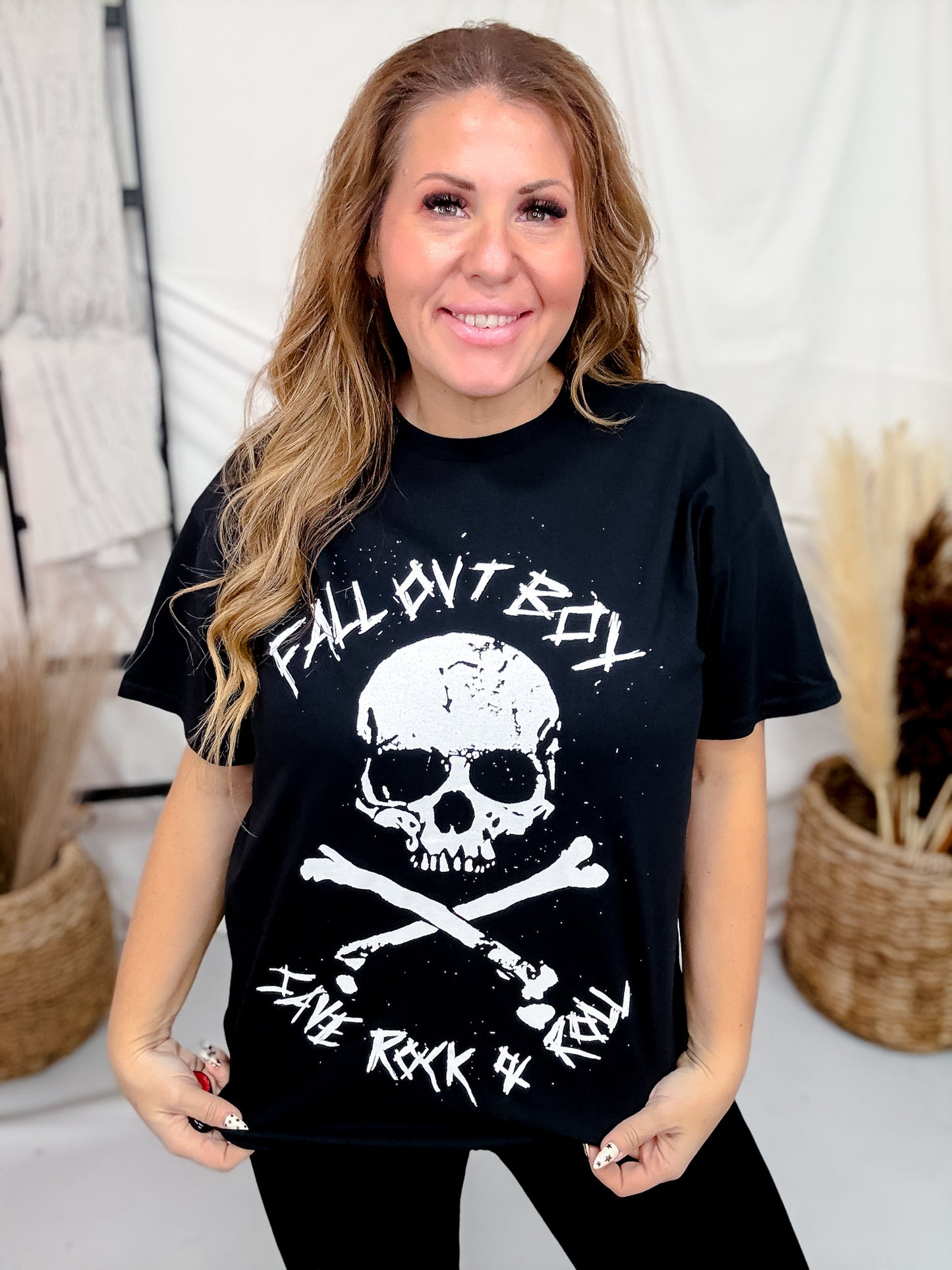 Licensed "Save Rock & Roll" Fallout Boy Graphic T-Shirt