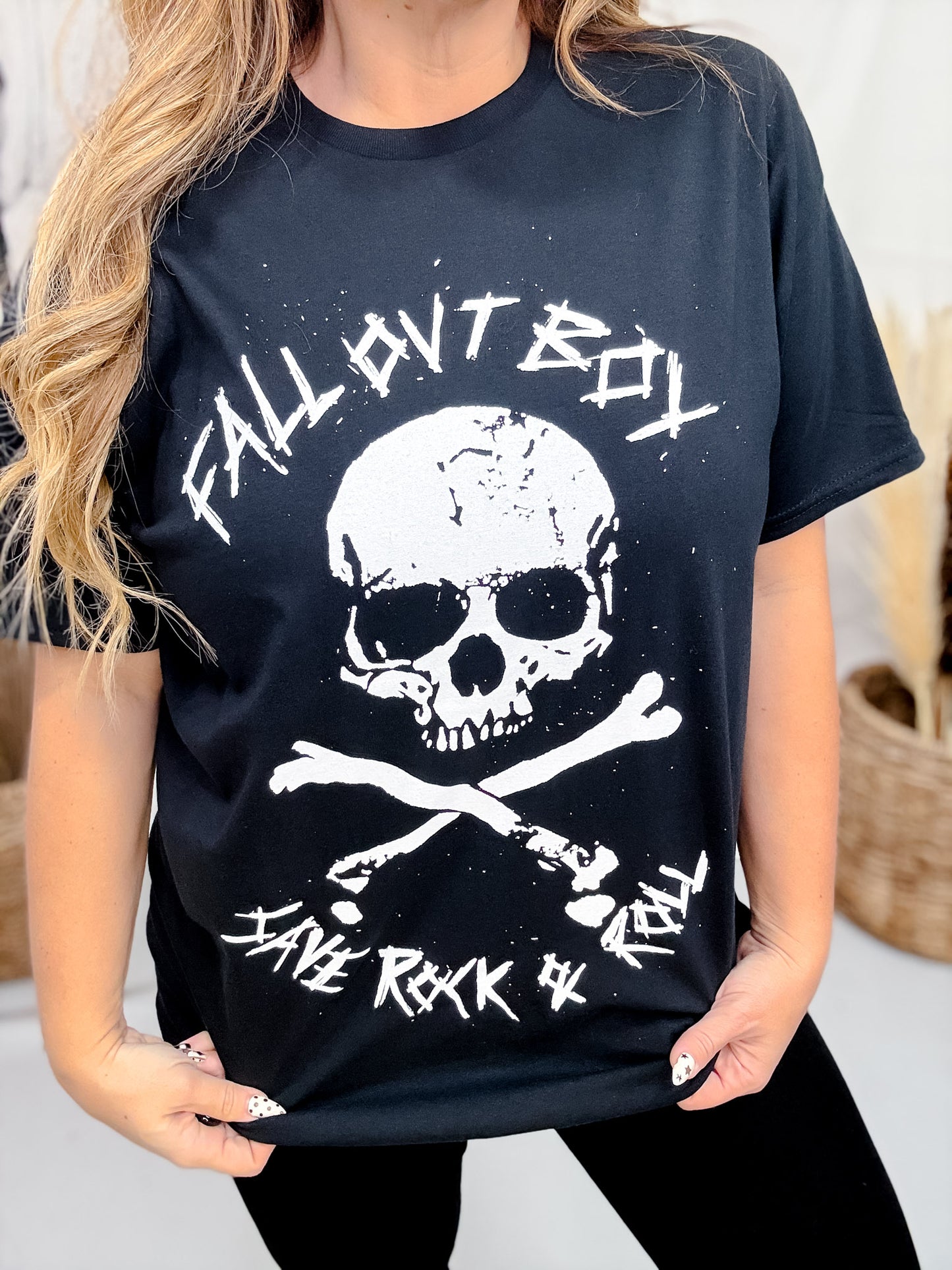 Licensed "Save Rock & Roll" Fallout Boy Graphic T-Shirt