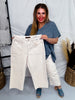 Judy Blue Vanilla Garment Dyed Crop Wide Leg Jeans