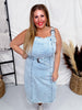 Buckle Up Blues Denim Dress