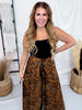 Wide Leg Tiger Print Lounge Pants