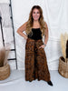 Wide Leg Tiger Print Lounge Pants