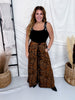 Wide Leg Tiger Print Lounge Pants