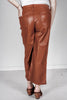 Judy Blue Camel High Waist Tummy Control Faux Leather Wide Crops