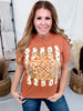 Preppy Pumpkin Short Sleeve Graphic Tee