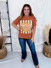 Preppy Pumpkin Short Sleeve Graphic Tee