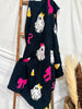 Boo-tiful Girly Ghost Print Blanket