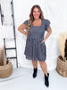Mustang Moves Black Gingham Dress