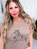 Lightweight Knit Embroidered "Stampede" Sleeveless Top