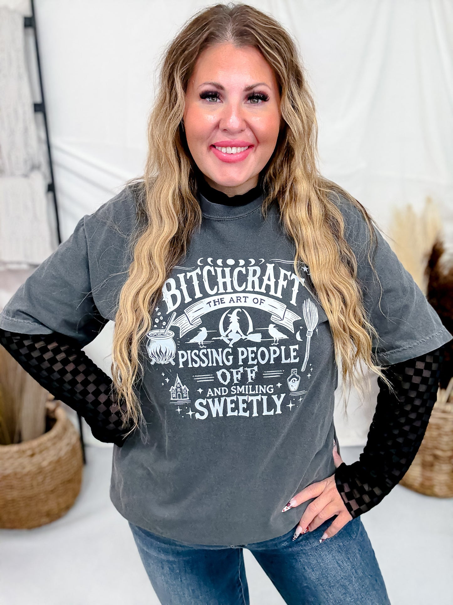 Bitchcraft Halloween Graphic Tee