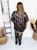 Palomino Prints Satin Oversized Top