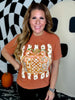 Preppy Pumpkin Short Sleeve Graphic Tee