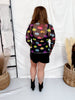 Pumpkin Pop Long Sleeve Mesh Top