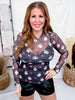 Ghostly Girls Long Sleeve Mesh Top