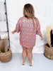 Rainbow Jack-O-Lantern Print Pajama Short And Shirt Set