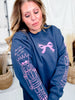 Nutcracker Bows Navy Sweatshirt