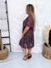 Bronzed Bloom Short Sleeve Dress