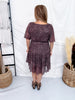 Bronzed Bloom Short Sleeve Dress