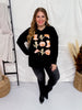 Disco Cowboy Pumpkin Graphic Top
