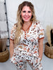 Western Ghost Short Sleeve Top & Jogger Bottom Loungewear Set