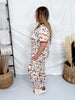 Western Ghost Short Sleeve Top & Jogger Bottom Loungewear Set