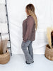 Badlands Sheer Long Sleeve Button Down Top