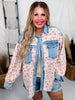 Floral Corduroy Washed Denim Mix & Match Shirt