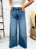 Judy Blue High Waist Dark Wash Palazzo Jeans