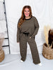 Mocha & Black Striped Long Sleeve Pullover