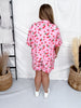Cherry Print Short Sleeve Top & Shorts Pajama Set
