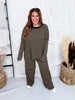Mocha & Black Striped Long Sleeve Pullover