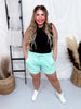 The Stevie French Terry Shorts in Mint