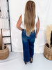Judy Blue High Waist Tummy Control Ankle Length Wide Leg Jeans
