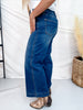 Judy Blue High Waist Tummy Control Ankle Length Wide Leg Jeans